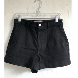 Everlane black cotton Twill shorts, Size: 6